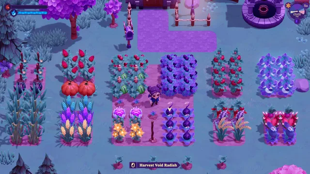 Official Moonlight Peaks gameplay screenshot from the demo