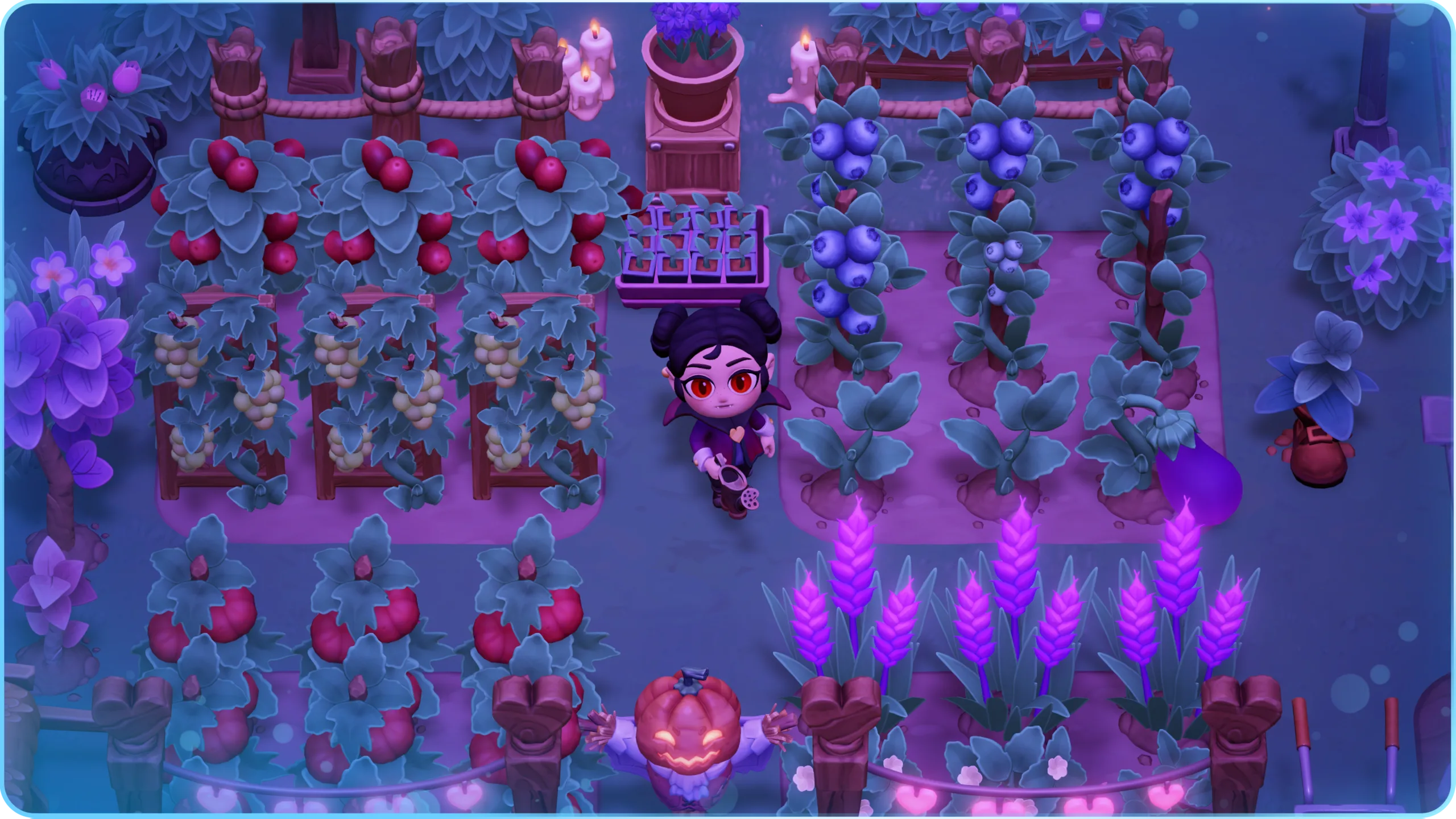 Moonlight Peaks farming system — magical crops and moonlit farm