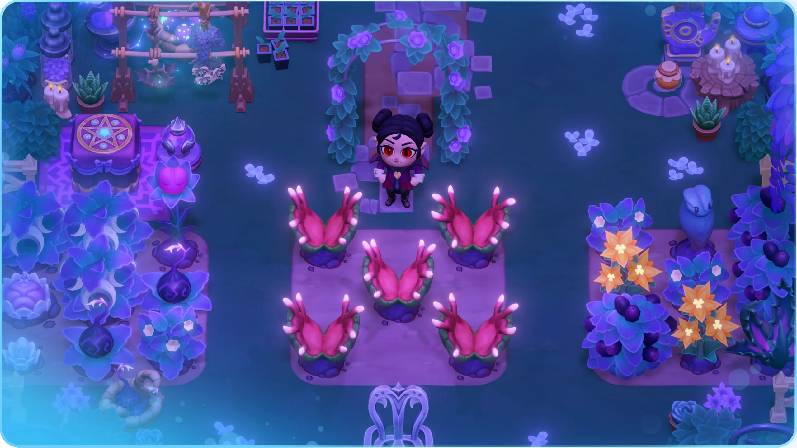 Moonlight Peaks magical crops — official website screenshot